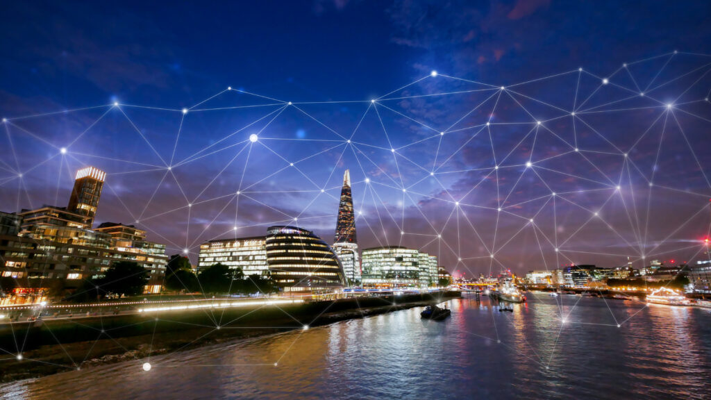 London,Office,Building,For,Network,And,Future,Concept